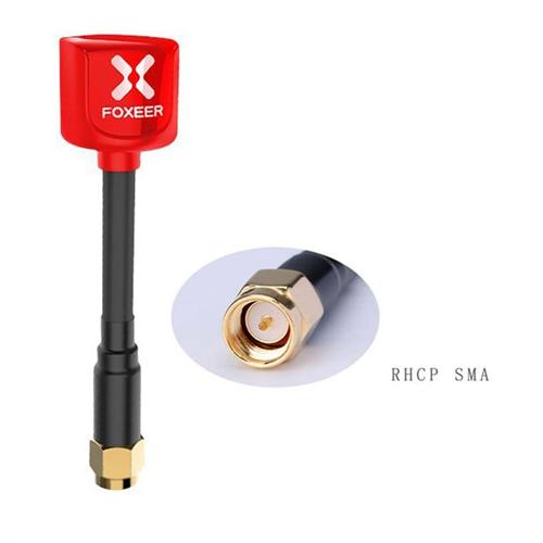 Foxeer Lollipop 3 5.8G 2.5dBi RHCP SMA Omni FPV Antenna (Red) [FLP3-RHCP-R]
